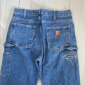 Carhartt Men's Relaxed Blue Carpenter Jeans 34 x 36